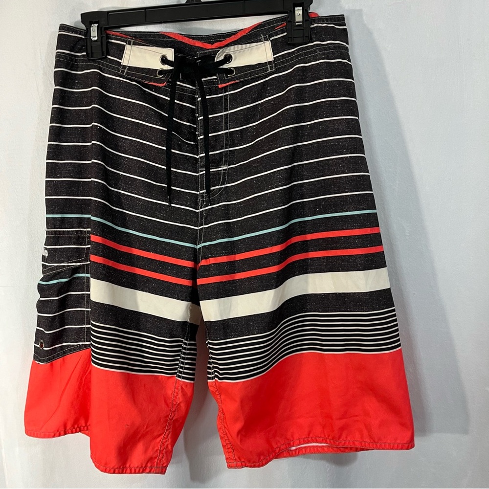 Unitop Swimming Trunks Stripes Multicolor Pocket‎ Size 30